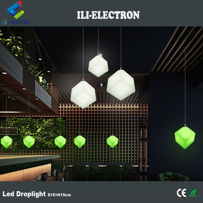 Remote Control Outdoor LED Cube Light Pendant Light Untuk Dekorasi Acara &amp; Pesta