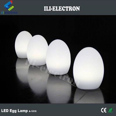 Lampu LED berbentuk telur kecil, cahaya malam telur bercahaya tahan air untuk meja bar KTV