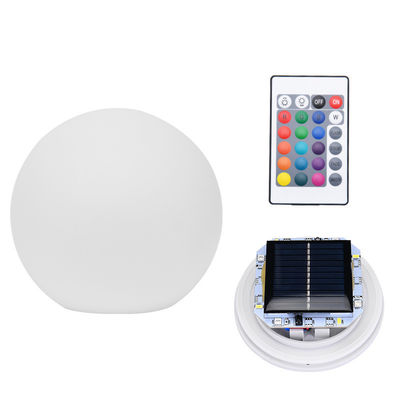 PE Plastic Glow Ball Light Remote Control Portable Untuk Kolam Renang