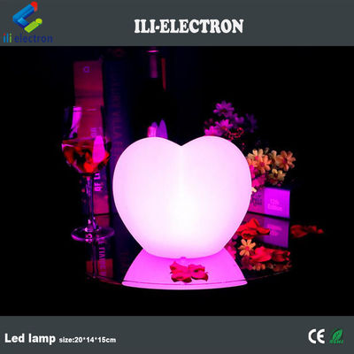 Lampu plastik LED berbentuk peach dengan remote control dengan baterai lithium yang dapat diisi ulang