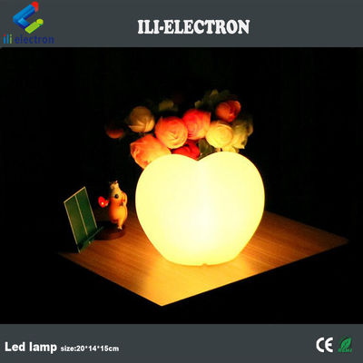 Lampu plastik LED berbentuk peach dengan remote control dengan baterai lithium yang dapat diisi ulang
