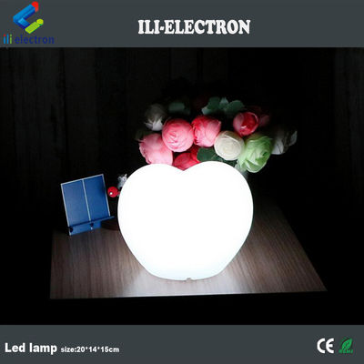 Lampu plastik LED berbentuk peach dengan remote control dengan baterai lithium yang dapat diisi ulang
