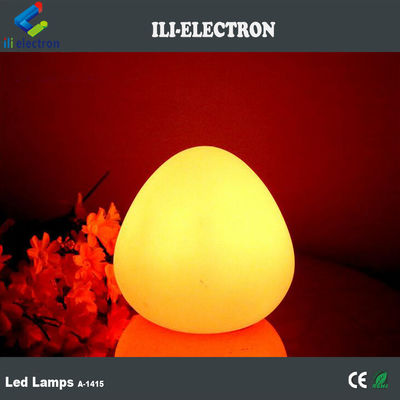 Lampu malam berbentuk telur berwarna-warni lampu LED nirkabel dengan remote control
