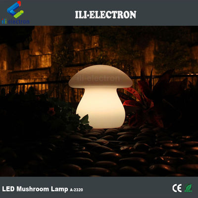 Lampu meja bercahaya plastik PE berbentuk jamur