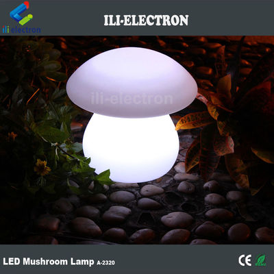 Lampu meja bercahaya plastik PE berbentuk jamur