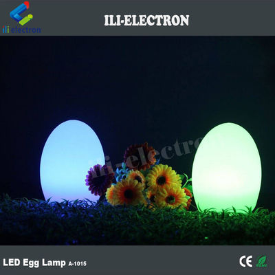 USB Pengisian Plastik Bentuk Telur Lampu LED Wireless Dengan Baterai Lithium Terisi Ulang