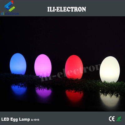 USB Pengisian Plastik Bentuk Telur Lampu LED Wireless Dengan Baterai Lithium Terisi Ulang