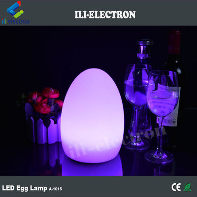 USB Pengisian Plastik Bentuk Telur Lampu LED Wireless Dengan Baterai Lithium Terisi Ulang