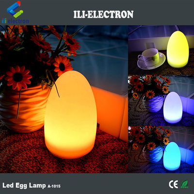 USB Pengisian Plastik Bentuk Telur Lampu LED Wireless Dengan Baterai Lithium Terisi Ulang