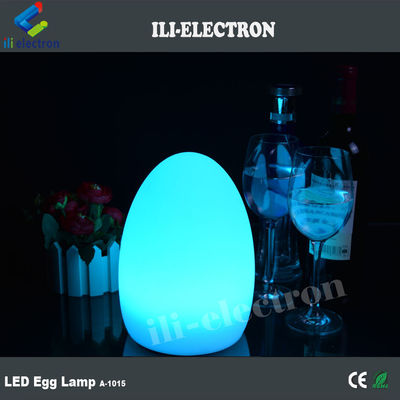 Lampu meja berbentuk telur dekoratif, lampu malam telur dengan remote