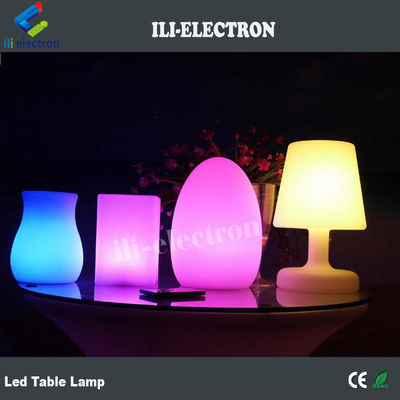 Lampu meja berbentuk telur dekoratif, lampu malam telur dengan remote