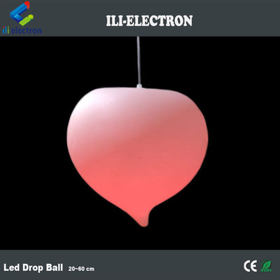 10 ~ 60 cm 16 warna berubah led drop bola