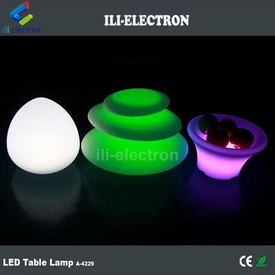 Gaya PE Plastik kolam renang Lampu bercahaya dapat diisi ulang Untuk dekorasi luar