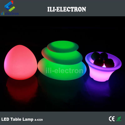 Gaya PE Plastik kolam renang Lampu bercahaya dapat diisi ulang Untuk dekorasi luar