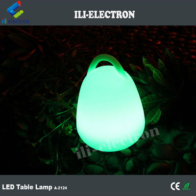 Lampu LED bercahaya plastik PE dengan baterai lithium dapat diisi ulang