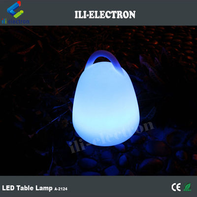 Lampu LED bercahaya plastik PE dengan baterai lithium dapat diisi ulang