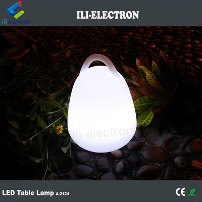Lampu LED bercahaya plastik PE dengan baterai lithium dapat diisi ulang