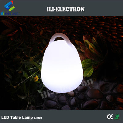 Lampu LED bercahaya plastik PE dengan baterai lithium dapat diisi ulang