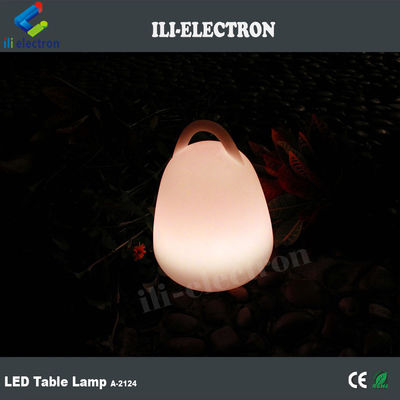 Lampu LED bercahaya plastik PE dengan baterai lithium dapat diisi ulang