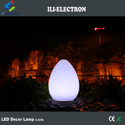 Lampu LED Plastik Luar Ruangan Bentuk Telur 4400mah Dengan Gaya Tetes Air