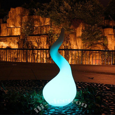 16 lampu lantai led plastik yang berubah warna