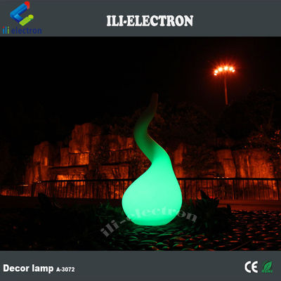16 lampu lantai led plastik yang berubah warna