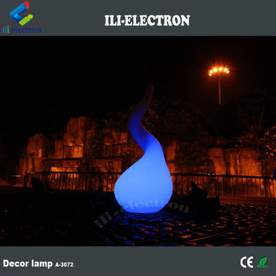 16 lampu lantai led plastik yang berubah warna