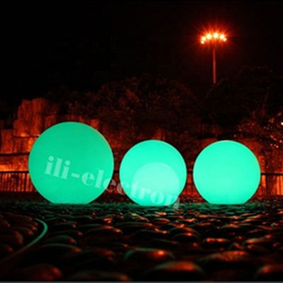 Bola terapung LED plastik PE yang dapat diisi ulang