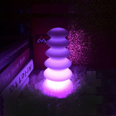 16 warna berubah lampu meja led plastik