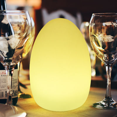 Lampu telur led plastik PE yang dapat diisi ulang