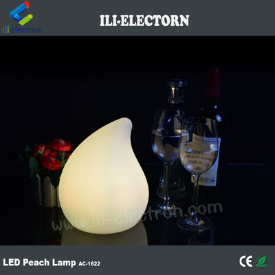 lampu meja berwarna berubah bercahaya berbentuk peach