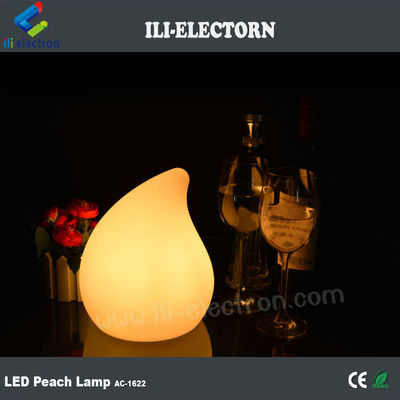 lampu meja berwarna berubah bercahaya berbentuk peach