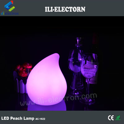berwarna-warni bentuk persik plastik Mini lampu meja modern