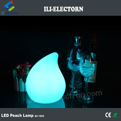 berwarna-warni bentuk persik plastik Mini lampu meja modern