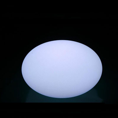 Menyinari Fantastic Plastik Isi ulang LED Oval Dekorasi Ball Bar Furniture