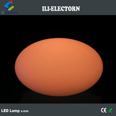 Menyinari Fantastic Plastik Isi ulang LED Oval Dekorasi Ball Bar Furniture