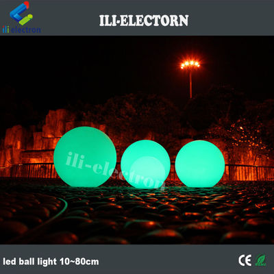 100% PE Bola lampu led dari plastik remote control baterai isi ulang
