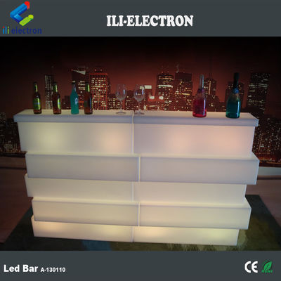 Plastik LED Mobile Bar Tabel 16 Warna Berubah tahan air