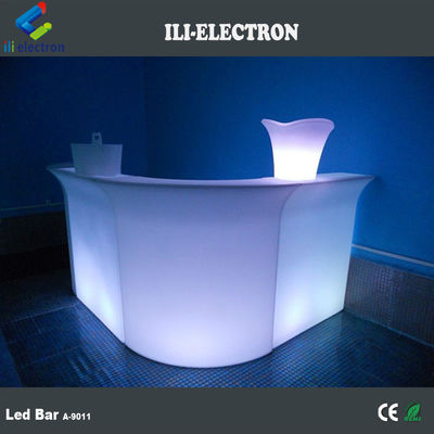 Meja bar sudut bercahaya led