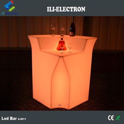 meja koktail bercahaya / glow mobile cocktail bar counter/ led portable cocktail bar