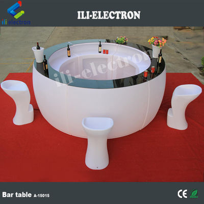 Furnitur pencahayaan led plastik led portabel bar