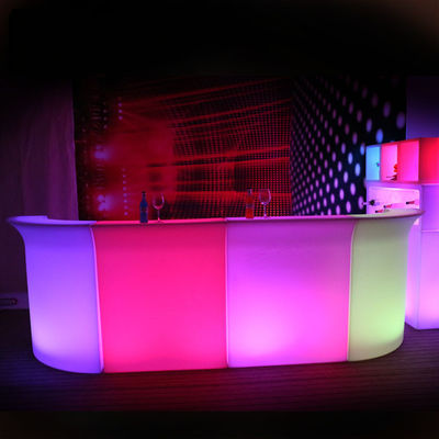 Cahaya Menyala LED Bar Counter Mobile IP65 tahan air