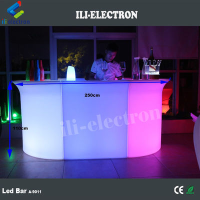 Cahaya Menyala LED Bar Counter Mobile IP65 tahan air