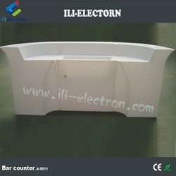 Cahaya Menyala LED Bar Counter Mobile IP65 tahan air
