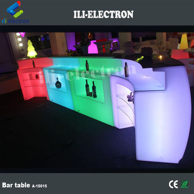 Komersial LED Light Bar Counter Bahan Plastik PE Infrared Remote Control