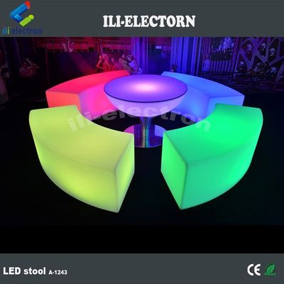 kursi meja poker elektronik meja bercahaya set furnitur LED