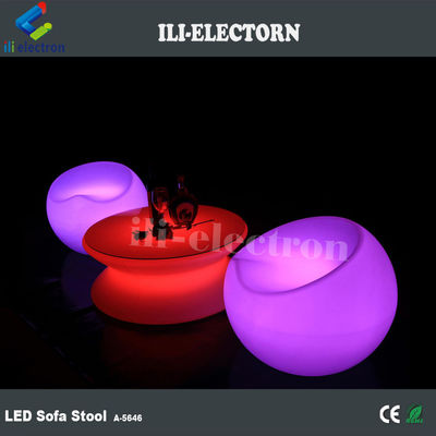 Taman bar Plastik LED Light Up Meubel kursi meja Waterproof