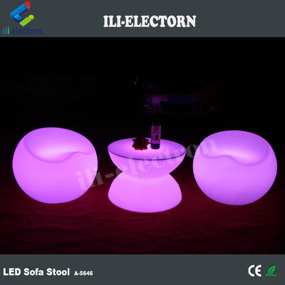 Taman bar Plastik LED Light Up Meubel kursi meja Waterproof