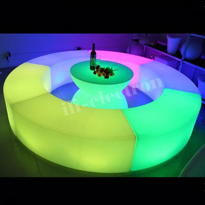 Merubah Warna LED Glow Furniture, Rechargeable LED Lounge Chair OEM