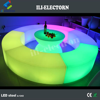 Merubah Warna LED Glow Furniture, Rechargeable LED Lounge Chair OEM